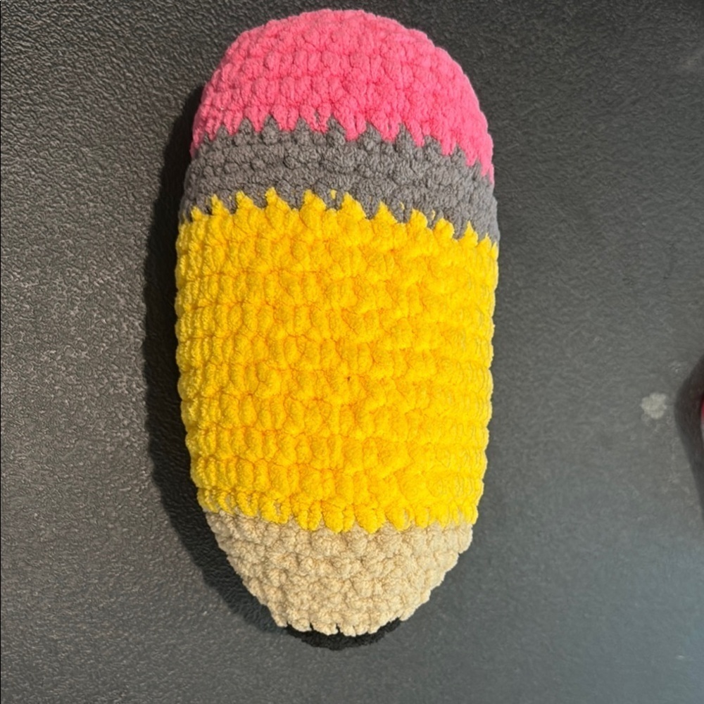 Colorful Pencil-Shaped Pillow